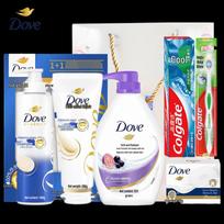 Dove Plaukų ir Kūno Priežiūros 6 Dalių Dovanų Rinkinys