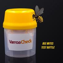 1Pcs Beekeeping Beehive Varroa Check Test Bottle Varroa Mite Test Varroa Easy Check For Beekeeper Tools Beehive Bees 1pcs geltona