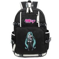 Anime Animacinis Hatsune Miku Spausdintas Kuprinė Didelės Talpos Vandeniui Atsparus Mokyklos Krepšys Nešiojamam Kompiuteriui Unisex Studentams Berniukui Mergaitei Mokyklos Krepšys Kelioninis Lauko Krepšys