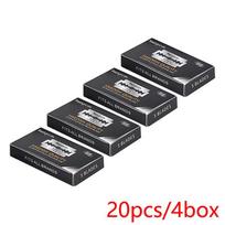 Wholesale 20/40Pcs Double Edge Blade Stainless Steel Ultra-sharp Safety Razor Blades To Shave Blade For Manual Razor  safety
