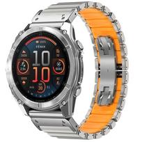 26mm Quick Fit Titanium Watchband for Garmin Fenix 8 7X Pro 51mm 6X/6 Pro Luxury Wrist Strap for Garmin Enduro 3 2 Instinct 2X 26mm
