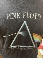 Pink Floyd Tamsi Mėnulio Pusė Moteriški Juodi Vintažinės Išvaizdos Marškinėliai Suvarstomi Šonuose Unisex Marškinėliai XXXL
