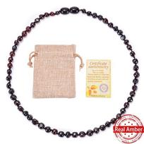 Madinga moteriška natūralaus Baltijos gintaro apyrankė/karoliai Originalūs rankų darbo gintaro papuošalai Dovanų aksesuarai 12CM Bracelet vyšnia