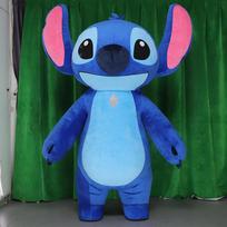 Anime Stitch Cosplay Kostiumai Pripučiamas Kostiumas Maskotas Krištolo Super Minkštas Audinys Prekybos Centras Komiksų Paroda Lėlių Drabužiai (As shown-6610)-2.6m