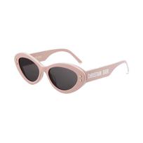 Dior Išorinis raidės dekoras Metaliniai netaisyklingos formos akiniai nuo saulės Unisex akiniai nuo saulės Lotoso rožinės spalvos DIORPACIFICB1U40A0 Basic Packaging-Eyeglass Case+Box,53