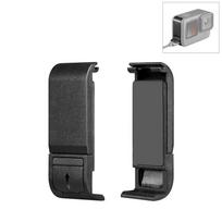 PULUZ POM plastikinis šoninės baterijos sąsajos dangtelis, skirtas GoPro HERO13 Black /12 Black /11 Black /10 Black /9 BlackBlack) juoda