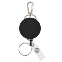 Retractable Metal Keychain Pull Badge Reel Id Lanyard Name Card Badge Holder Reels Recoil Chain Clips Outdoor Anti Lost Key Ring juoda
