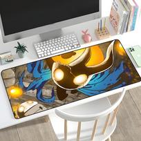 H-HollowS K-KnightS Anime Mouse Pad Rubber Mat Laptop Xxl Mousepad Notebook Gamer Computer Table Gaming Accessories 600x300x2mm