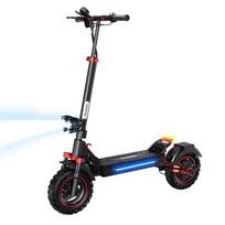 Elektrinis visureigis paspirtukas iScooter iX5S 11 colių - 1000 W variklis, 48 V 15 Ah baterija, 45 km/h, 65 km nuvažiuojamas atstumas, 150 kg apkrova(NĖRA ABE) juoda