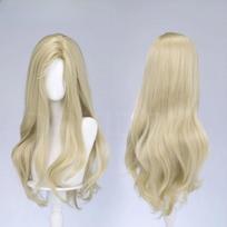 PRAGMATA Diana Cosplay Wig Game DokiDoki Women Golden Curly Long Hair One Size