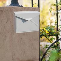 Outdoor Wall Mounted Mailbox Lockable Mail Letter Post Secure Box Postbox balta