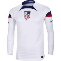 Nike Futbolo Marškinėliai Fan Edition, JAV, Namų, Vyriški, Balti DN0673-101 S
