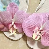 1 pora spalvingų Tailando pasakų gėlių batų sagčių, individualizuoto dizaino, orchidėjos Phalaenopsis gėlės, basutės