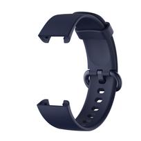Silikoninis dirželis Xiaomi Mi Watch Lite laikrodžiui, pakaitinė apyrankė Xiaomi Redmi Watch 2 Lite / Poco Watch laikrodžiui, dirželis su apsaugine plėvele Xiaomi Poco Watch mėlyna