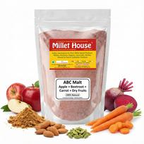 Millet House ABC Mix Maltos Milteliai | Obuolys, Runkelis, Morkos + Sausi Vaisiai | Be Konservantų | Be Rafinuoto Cukraus | Natūralus Sveikatos Gėrimas Vaikams ir A