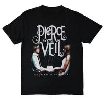 Pierce The Veil Savanaudiškos Mašinos Juodi Medvilniniai Marškinėliai Trumpomis Rankovėmis Unisex Vasariniai Vyriški Moteriški Viršutiniai Drabužiai Streetwear Atsitiktiniai Trendas ... S įvairiaspalvis