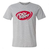 Dr Pepper Men#039;s Grey Size S to 5XL  Cotton t shirt Size S5XL Unisex T-Shirt XXXXL