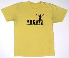 Mogwai Grupės Dovana Gerbėjams Juoda Geltona Marškinėliai Medvilniniai Visų Dydžių QT168 Unisex Marškinėliai XXL