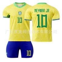 Namų apranga 10 Neymar 20 Vinicius 9 Charlison Pirmasis leidimas Rinkinys Kamuolio drabužiai Tarpvalstybinis 24#