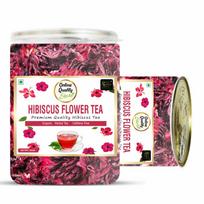 Internetinė Kokybės Parduotuvė Hibisko Gėlių Arbata - 50g | Visų Džiovintų Žiedlapių Užpilas | Raudonas Žolelių Viralas Karštam & Šaltam Gėrimui | Gudhal Phool