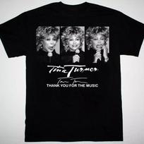 Thank you for the memory Tina Turner signed T-shirt Black Tee S-5Xl 3F204 Unisex T-Shirt XXXL