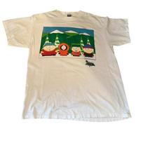 Vintažiniai 1997 m. South Park Comedy Central Y2K Gatvės stiliaus marškinėliai Perleisti BALTI Unisex marškinėliai XXXL