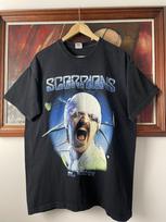 Vintažiniai 90039-ųjų Scorpions ‘Blackout’ Grupės Roko Juodi Unisex Marškinėliai Pakartotinis spausdinimas KH9571 Unisex Marškinėliai XL