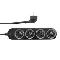 Išmanioji 12A Shelly Power Strip 4 Gen4 Zigbee/Matter juoda
