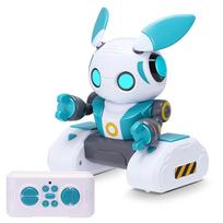 Robotų žaislai, 2,4 GHz įkraunami nuotolinio valdymo robotai su automatiniu demonstravimu, muzika, LED akimis, žalia/balta