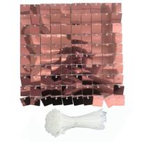 Blizgus sienos fonas 30x30CM Vėjo aktyvuojamas kvadratinis blizgučių sienos panelės fonas Dekoras