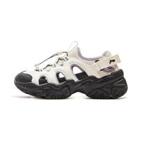 Li Ning Klasikinės Mados Lipdukai Universalūs Retro Storio Pado Aukštį Didinantys Neslystantys Kvėpuojantys Atsparūs Dėvėjimuisi Upelio Batai Moteriški Batai AGUV020-2 38⅓