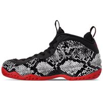 Nike Air Foamposite One Albinas Gyvatės Odos Sportbačiai Laisvalaikio Batai 314996-101 42.5