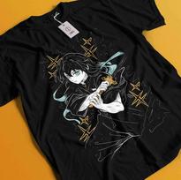 Demon Slayer Shirt Muichiro Tokito Tshirt Zenitsu T-Shirt Muzan Tanjiro Doma Tee S