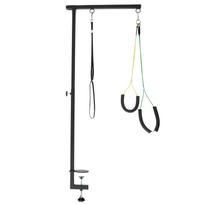 Adjustable Pet Grooming Table Two Arms with Clamp Iron Pet Grooming Arm Space Saving Dog Grooming Harness Stand Pet Accessories juoda