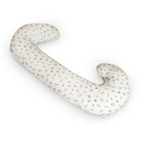 CebaBaby maitinimo pagalvė dżersej duo balta gėlės W-885-000-829