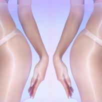 Women Sexy Silky Glossy Edgeless Pantyhose 1D Ultra Thin Transparent One Line Crotch Tights Oil Shiny Pole Dance Clubwear Closed Crotch