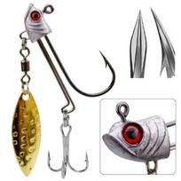Jighead rig Metalinė masalas Suktukas Šaukštelis Žvejybos masalai 7g/10g/17g Jigai Žiemos žvejyba Kieti masalai Įrankiai 17g