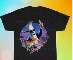 Naujas McDonalds Mac Tonight Reprodukcijos Marškinėlis Juokingas Dydis S iki 5XL Unisex Marškinėlis M