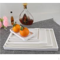 Padėklas Melaminas Baltas Viešbučio Virtuvės Lėkštė A 21.0x10.8cm gray