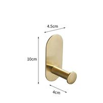 No Drilling Gold Bathroom Accessories Sets Toilet Tissue Roll Paper Holder Towel Rack Bar Rail Ring Robe Hook Hardware