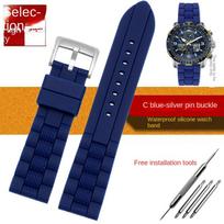 Citizen Seiko Tissot Mido laikrodžiui Guminė apyrankė Vandeniui atspari laikrodžio apyrankė 20mm 22mm 23mm 24mm Sportinė Nardymo Nailoninė Vyriška Laikrodžio apyrankė 20mm