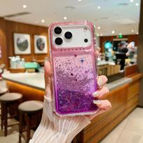 Blizgučių Sūkurinė Smėlio Gradiento Lazerinė Blizgučių Danga iPhone 17 Air 16 15 14 13 12 11 Pro X R S Max 7 8 Plus SE Telefonui Mielas Skaidrus Dangtelis iPhone SE gray