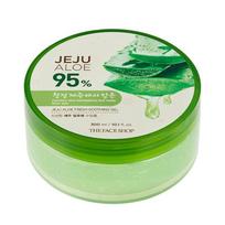 THE FACE SHOP Gaivinantis Jeju alavijo raminamasis gelis 300ml – Daugiafunkcis raminamasis drėkinamasis gelis
