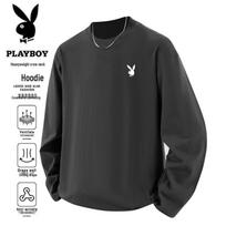 Playboy Men's Crewneck Loose Fit Long Sleeve T-Shirt 2XL