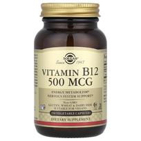 Solgar, Vitamin B12, 500mcg, 250 vegetable capsules
