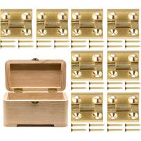 Metal Mini Hinges Small Size Hassle Easy Setups Jewelry Box Hinges Easy to Use for Craft Projects & DIY Box Making 1