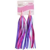 Bicycle Handlebar Colorful Tassel Streamers Kids Scooter Bike Decor Ribbon Tassel Ribbons Cycling Accessories 2pcs