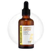 TENZERO Traneksaminės rūgšties ir vitamino C ampulė veidui, skaistinanti ir sauganti nuo tamsių dėmių, 50 ml brown