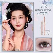 Flower Knows  Eyeliner Cloud Collar Collection Long-lasting Waterproof Lash-Lengthening Non-Smudge Fine Natural rusvai geltona