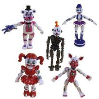 5 vnt. FNAF veiksmo figūrėlės Su judančiais sąnariais Funtime Freddy Circus Baby Ballora Ennard Funtime Foxy Siaubo žaidimo Kolekcionuojamas modelis Dovana Vaikams Suaugusiems Gerbėjams 12.5-15cm
